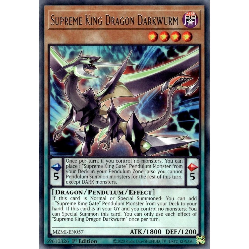 Image for Supreme King Dragon Darkwurm (MZMI-EN057) (MZMI) - YuGiOh