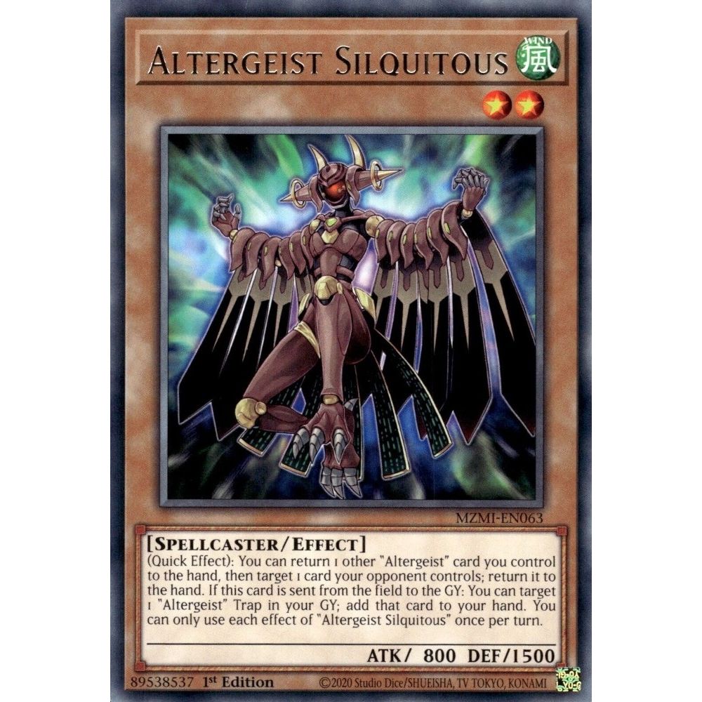 Image for Altergeist Silquitous (MZMI-EN063) (MZMI) - YuGiOh