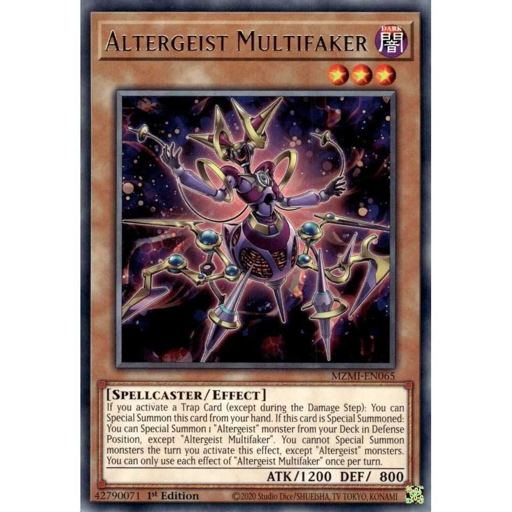 Image for Altergeist Multifaker (MZMI-EN065) (MZMI) - YuGiOh