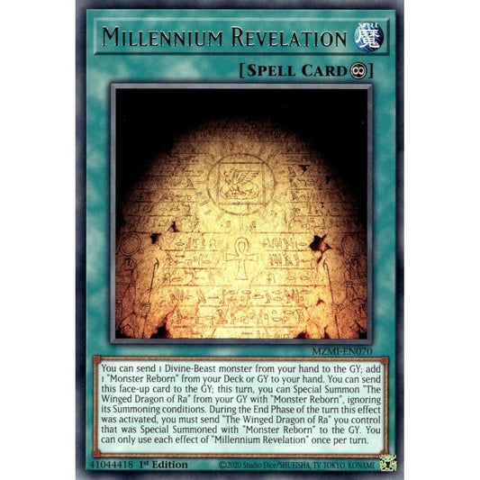 Image for Millennium Revelation (MZMI-EN070) (MZMI) - YuGiOh