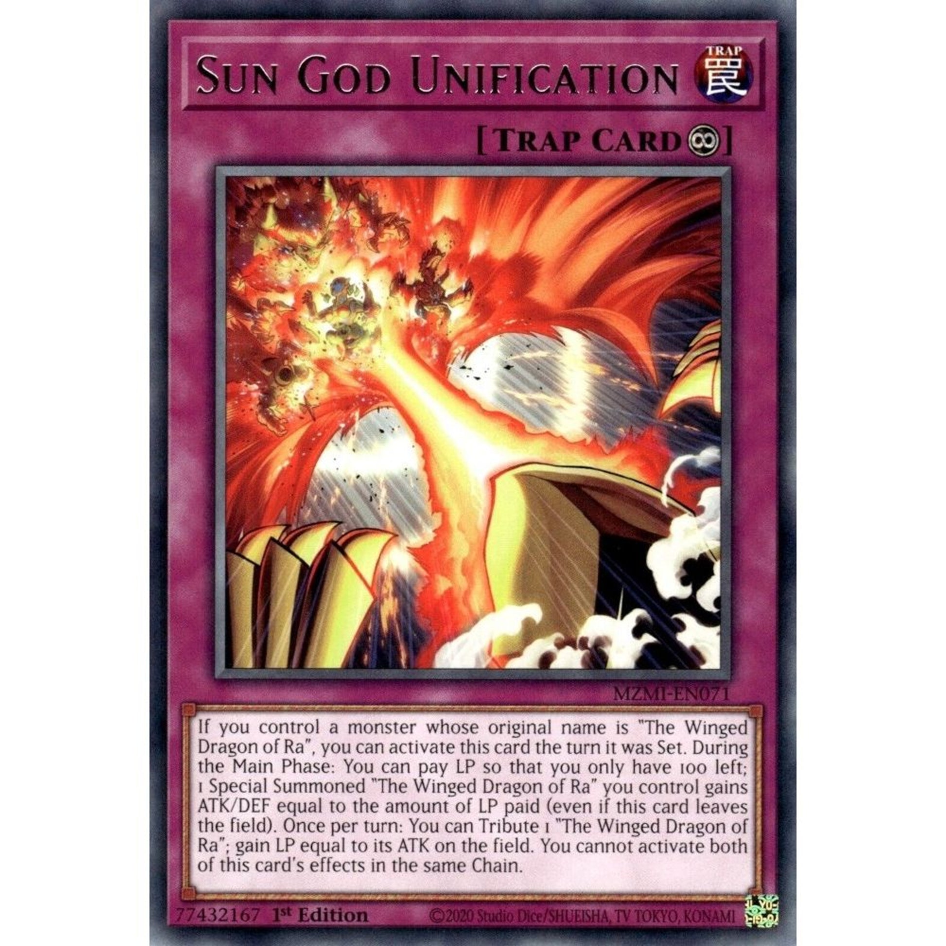 Image for Sun God Unification (MZMI-EN071) (MZMI) - YuGiOh