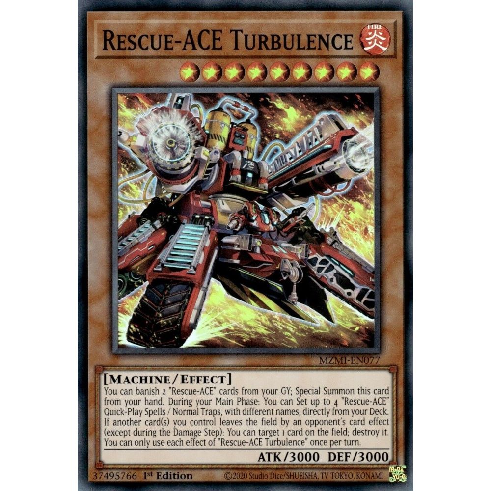 Image for Rescue-ACE Turbulence (MZMI-EN077) (MZMI) - YuGiOh