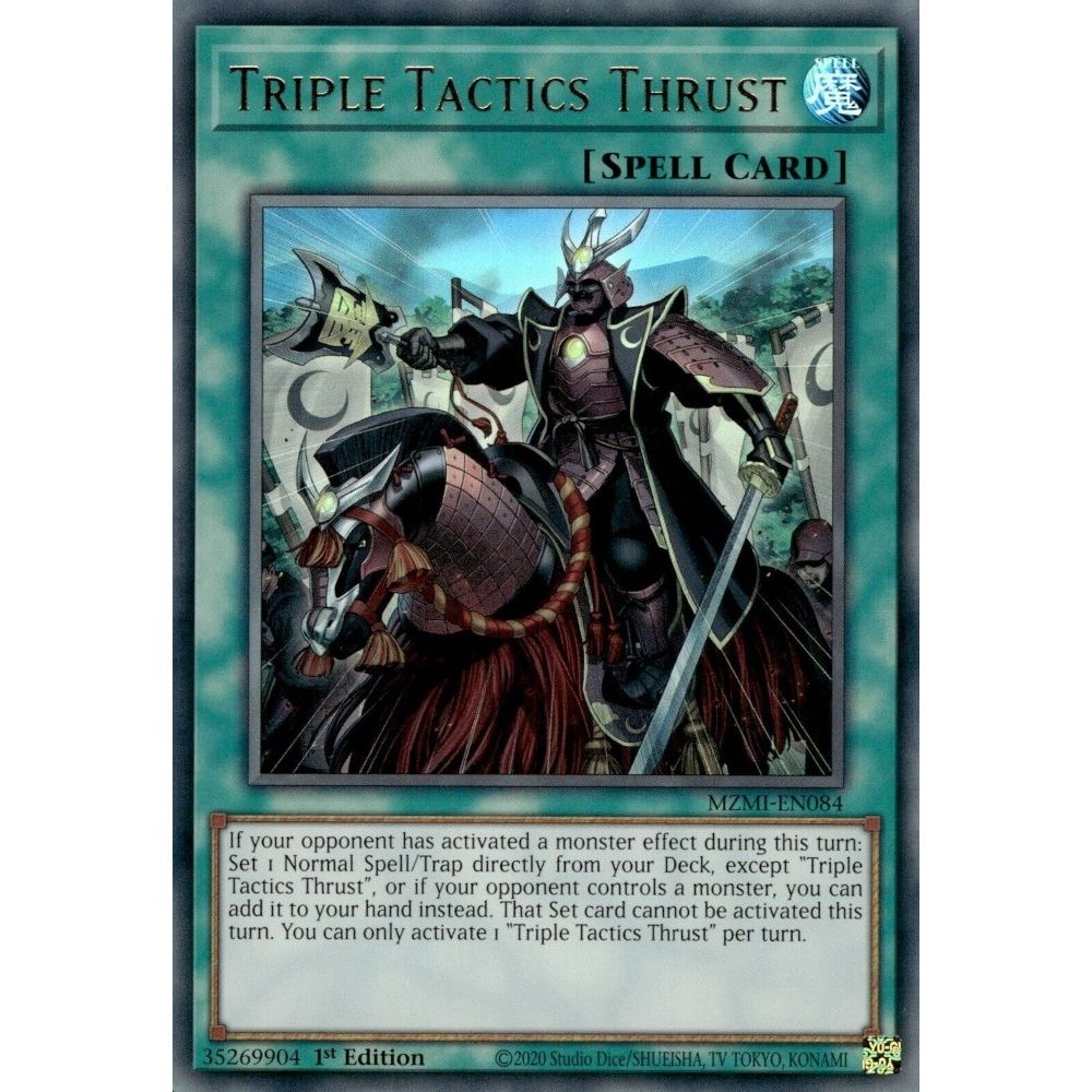 Image for Triple Tactics Thrust (MZMI-EN084) (MZMI) - YuGiOh