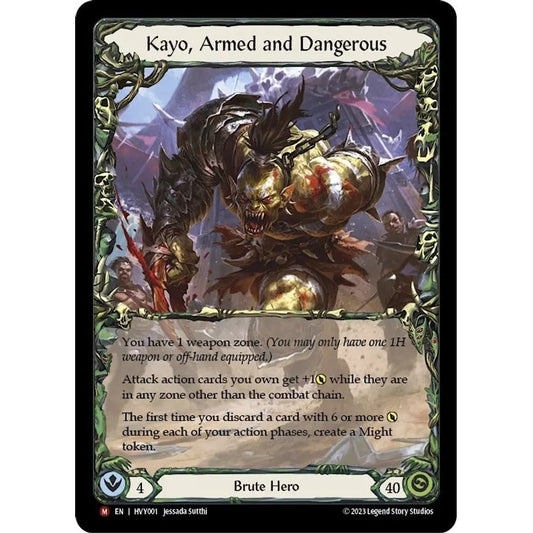 Image for Kayo, Armed and Dangerous (HVY001) (HVY) - Flesh and Blood TCG