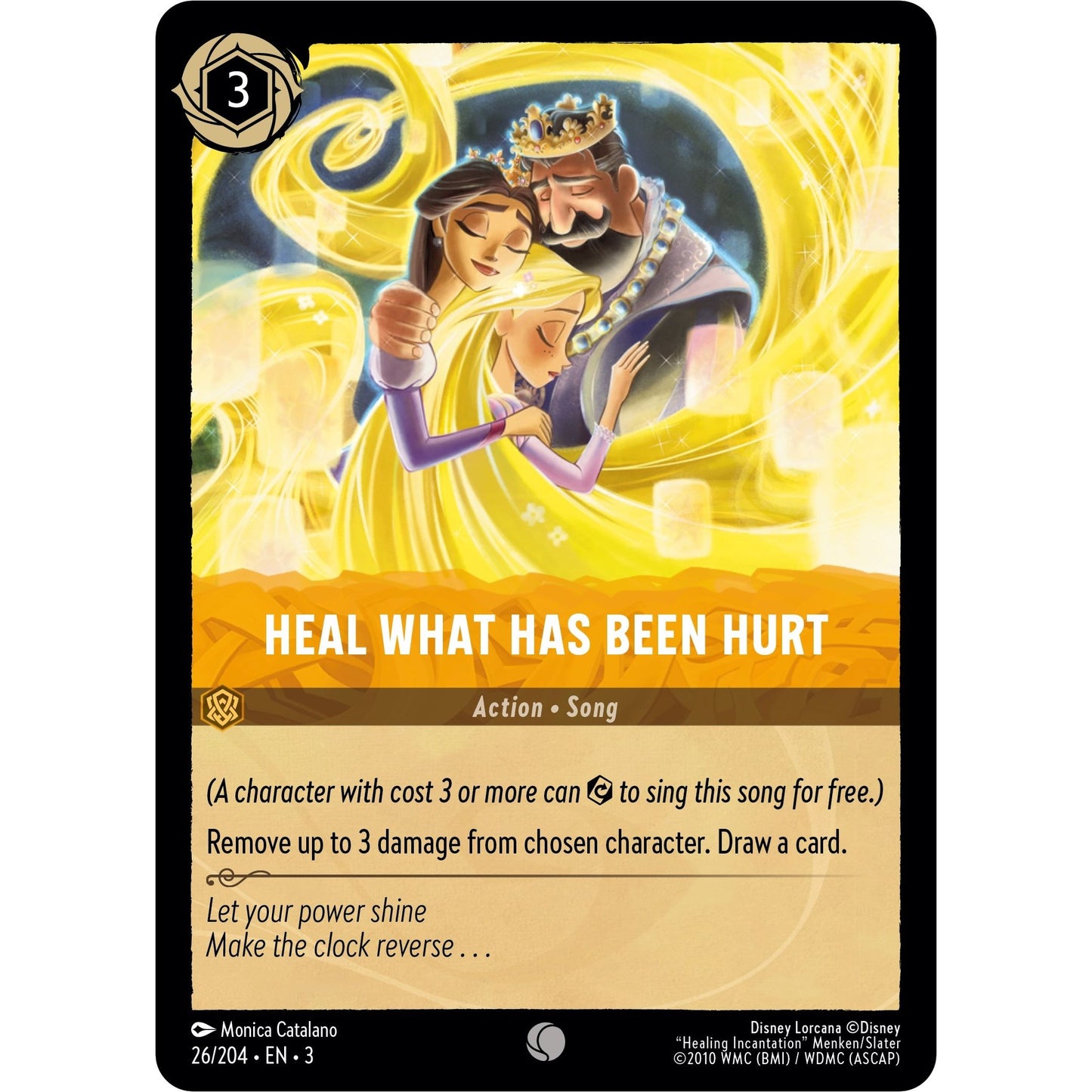 Image for Heal What Has Been Hurt (26/204) (3) - Disney Lorcana