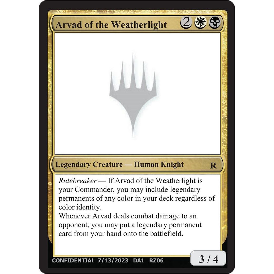 Image for Arvad of the Weatherlight - Magic: The Gathering