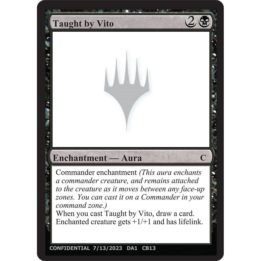 Image for Taught by Vito - Magic: The Gathering