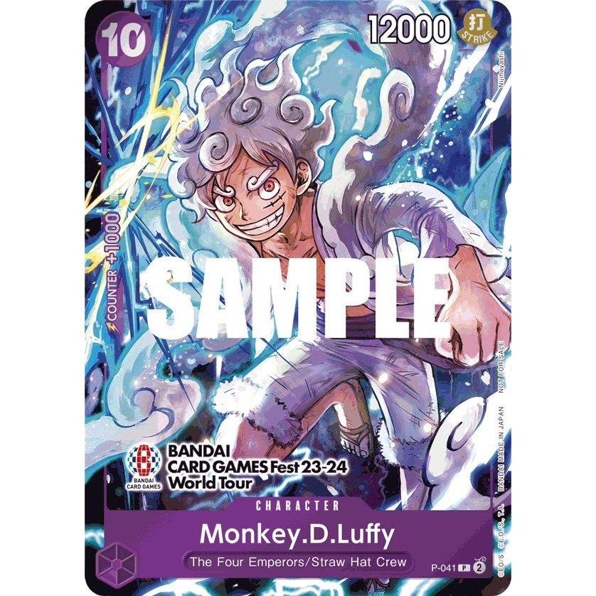Image for Monkey.D.Luffy (041) (BANDAI CARD GAMES Fest 23-24 World Tour) (P-041) (OP-PR) - One Piece Card Game