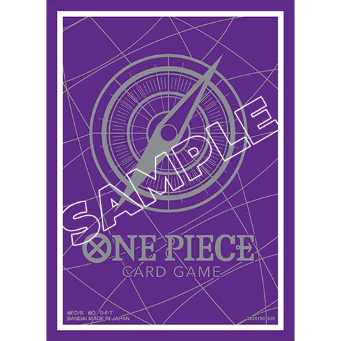 Image for One Piece Card Game Official Limited Sleeves - Standard Purple & Silver - Card Sleeves