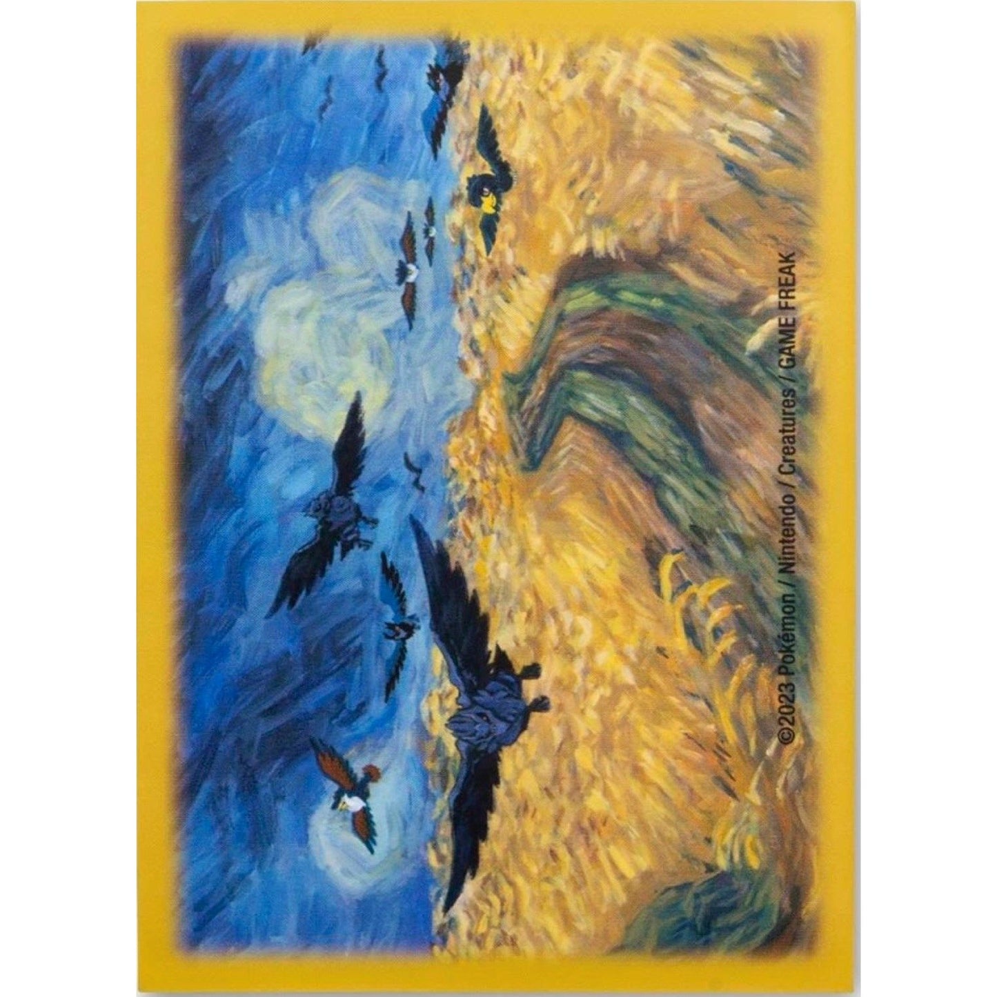 Image for Pokémon Center × Van Gogh Museum: Corviknight Inspired by Wheatfield with Crows Card Sleeves (65 Sleeves) - Card Sleeves