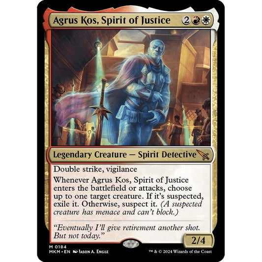 Image for Agrus Kos, Spirit of Justice (184) (MKM) - Magic: The Gathering