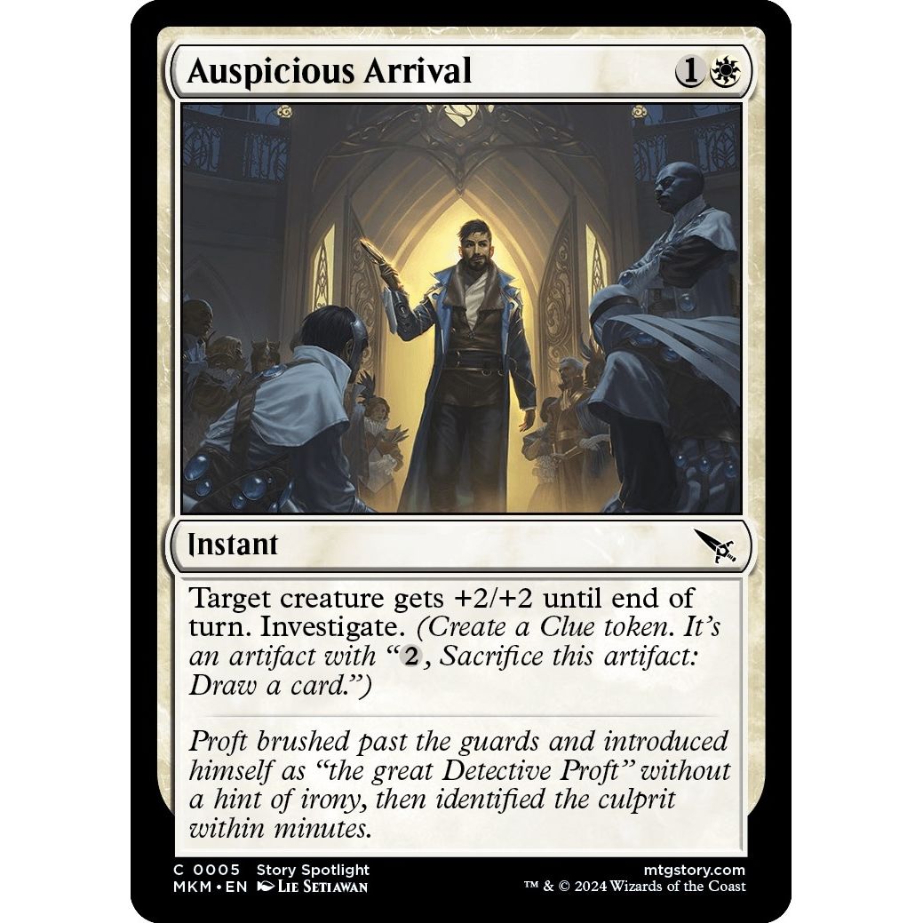 Image for Auspicious Arrival (5) (MKM) - Magic: The Gathering