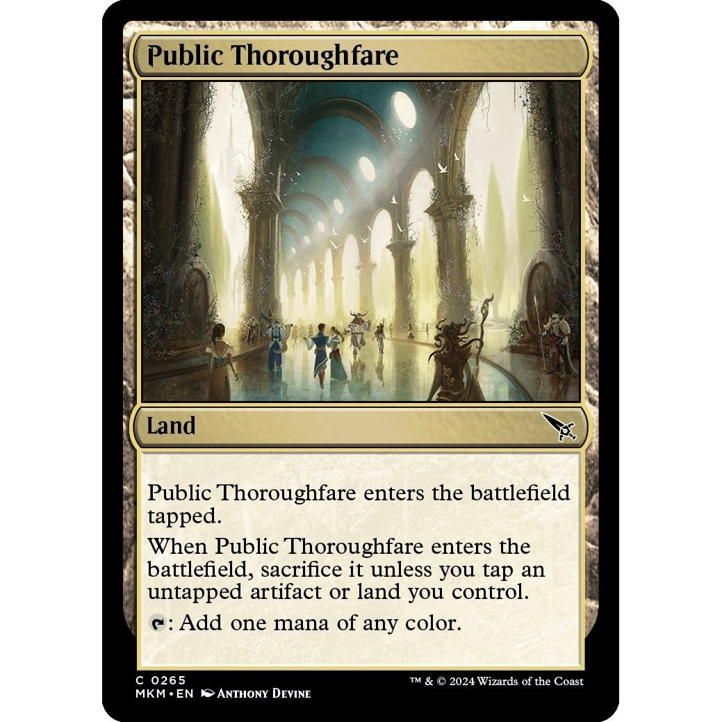 Image for Public Thoroughfare (265) (MKM) - Magic: The Gathering