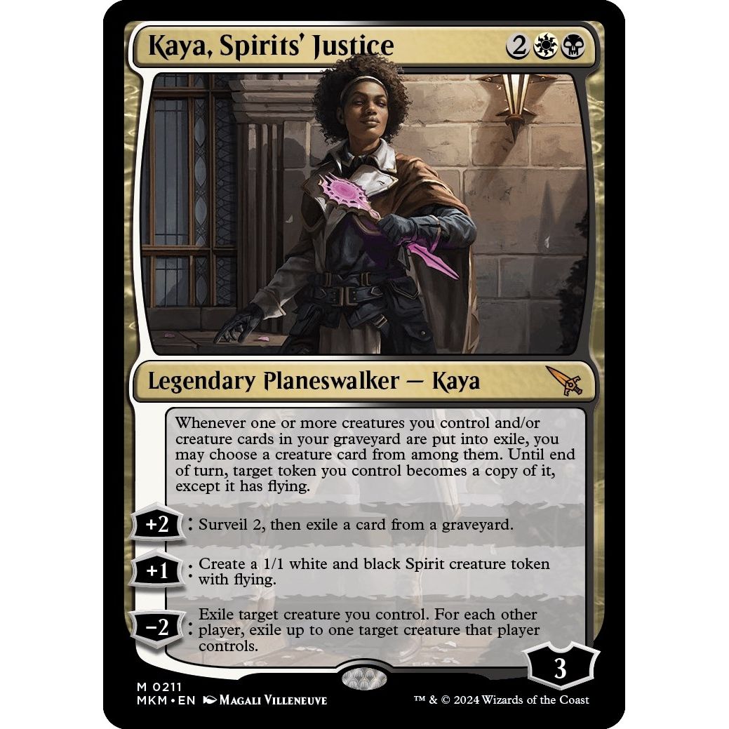 Image for Kaya, Spirits' Justice (211) (MKM) - Magic: The Gathering
