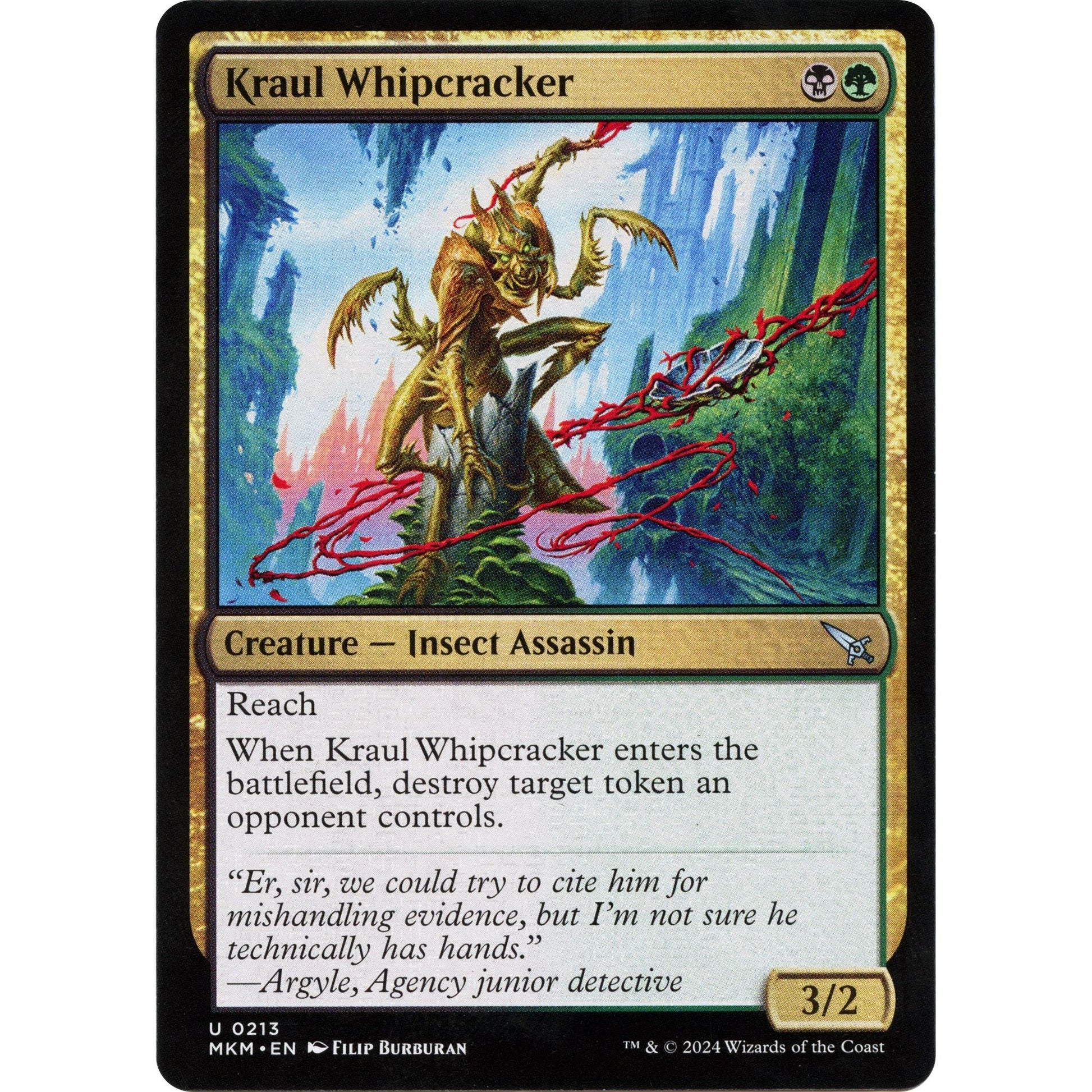 Image for Kraul Whipcracker (a) (213) (MKM) - Magic: The Gathering