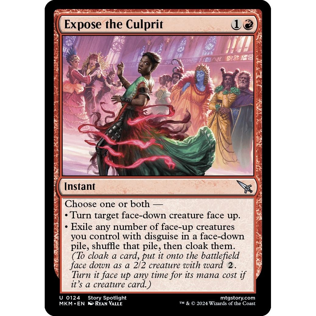Image for Expose the Culprit (124) (MKM) - Magic: The Gathering