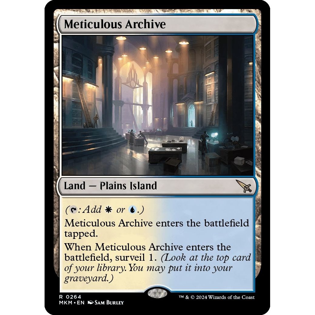 Image for Meticulous Archive (264) (MKM) - Magic: The Gathering