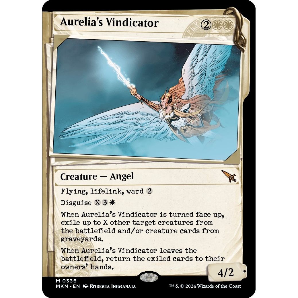 Image for Aurelia's Vindicator (Showcase) (336) (MKM) - Magic: The Gathering
