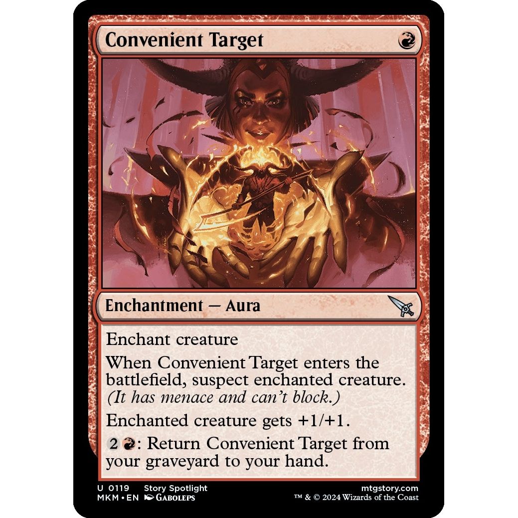 Image for Convenient Target (119) (MKM) - Magic: The Gathering