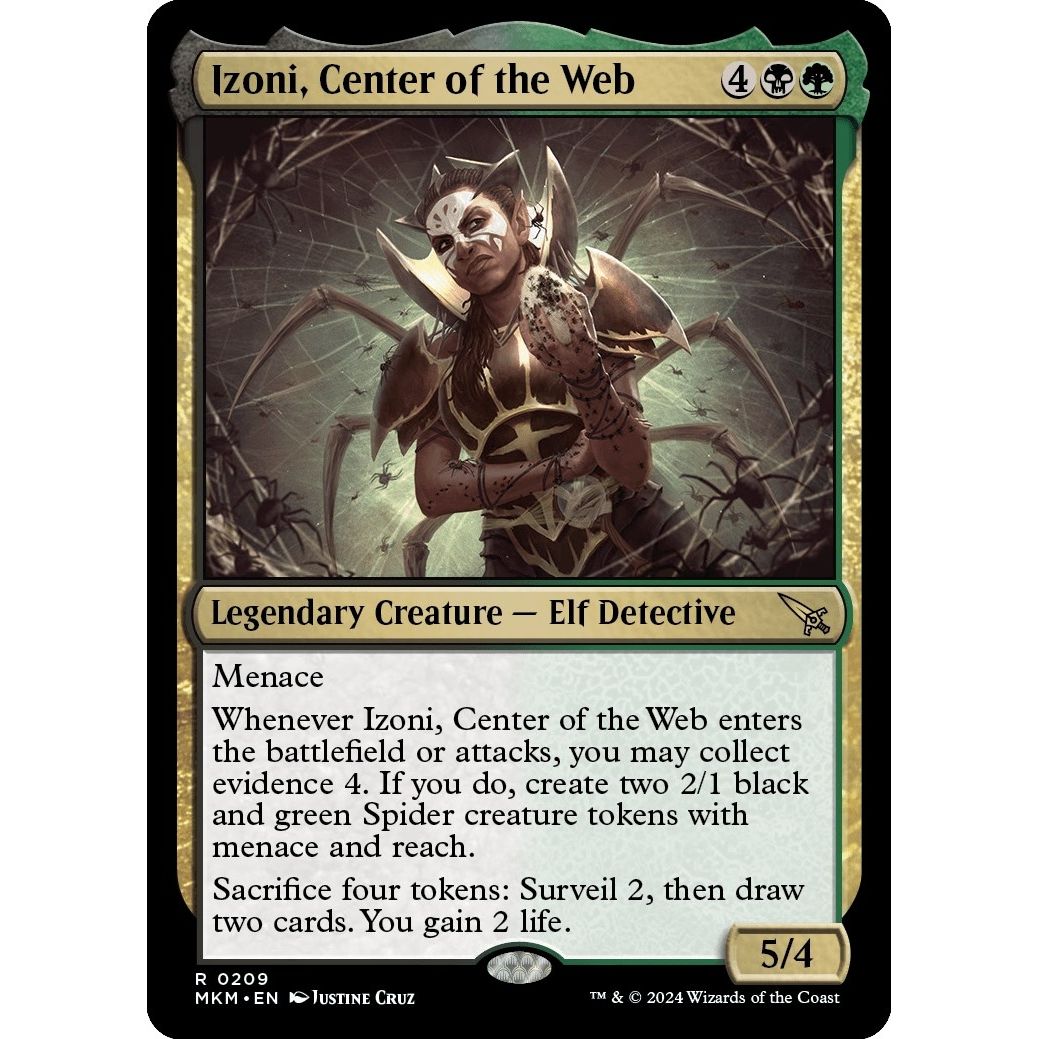 Image for Izoni, Center of the Web (209) (MKM) - Magic: The Gathering