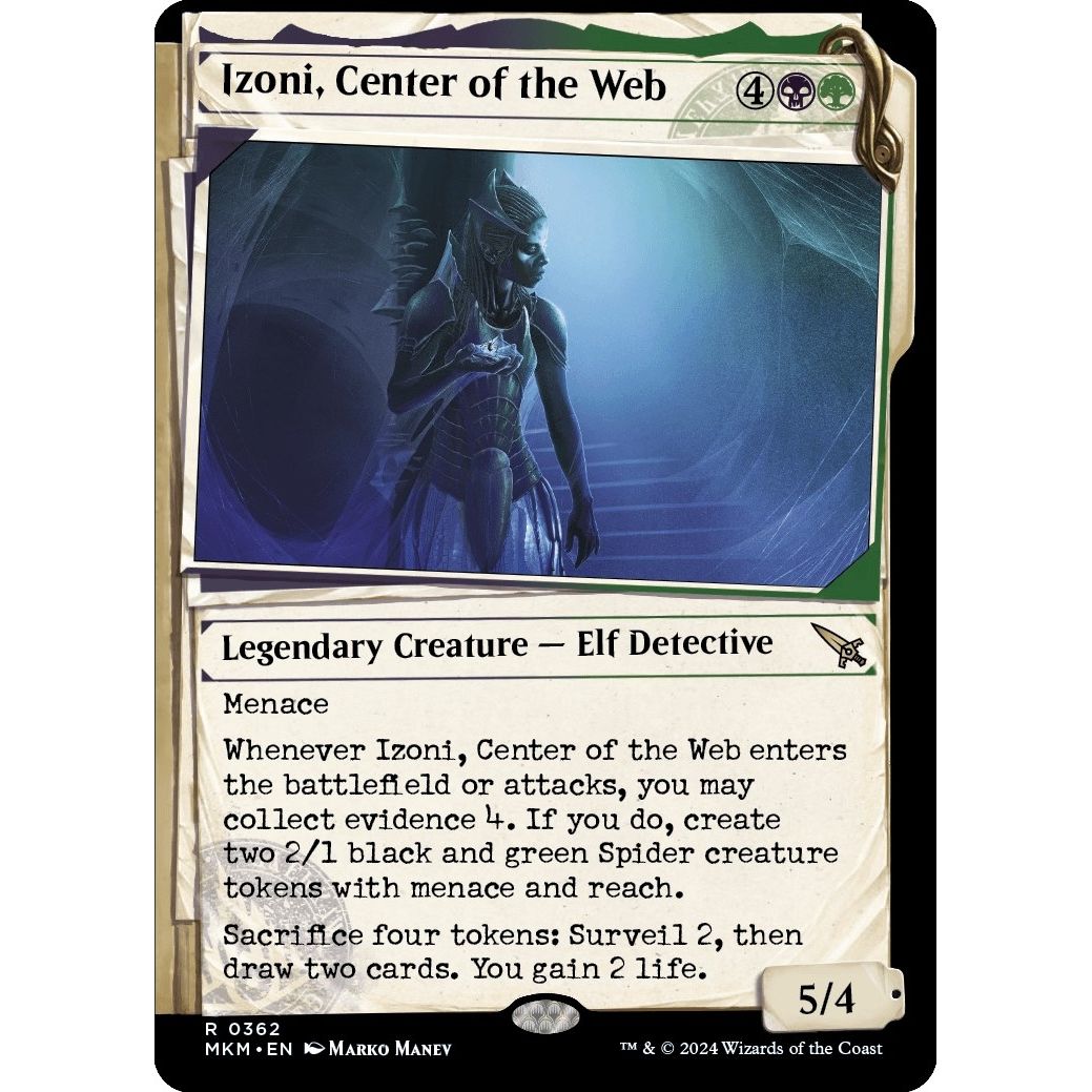 Image for Izoni, Center of the Web (Showcase) (362) (MKM) - Magic: The Gathering