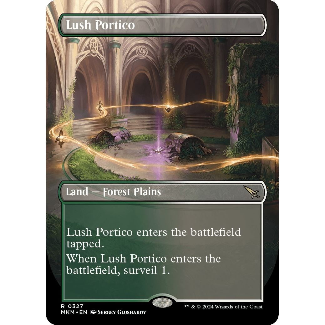 Image for Lush Portico (Borderless) (327) (MKM) - Magic: The Gathering