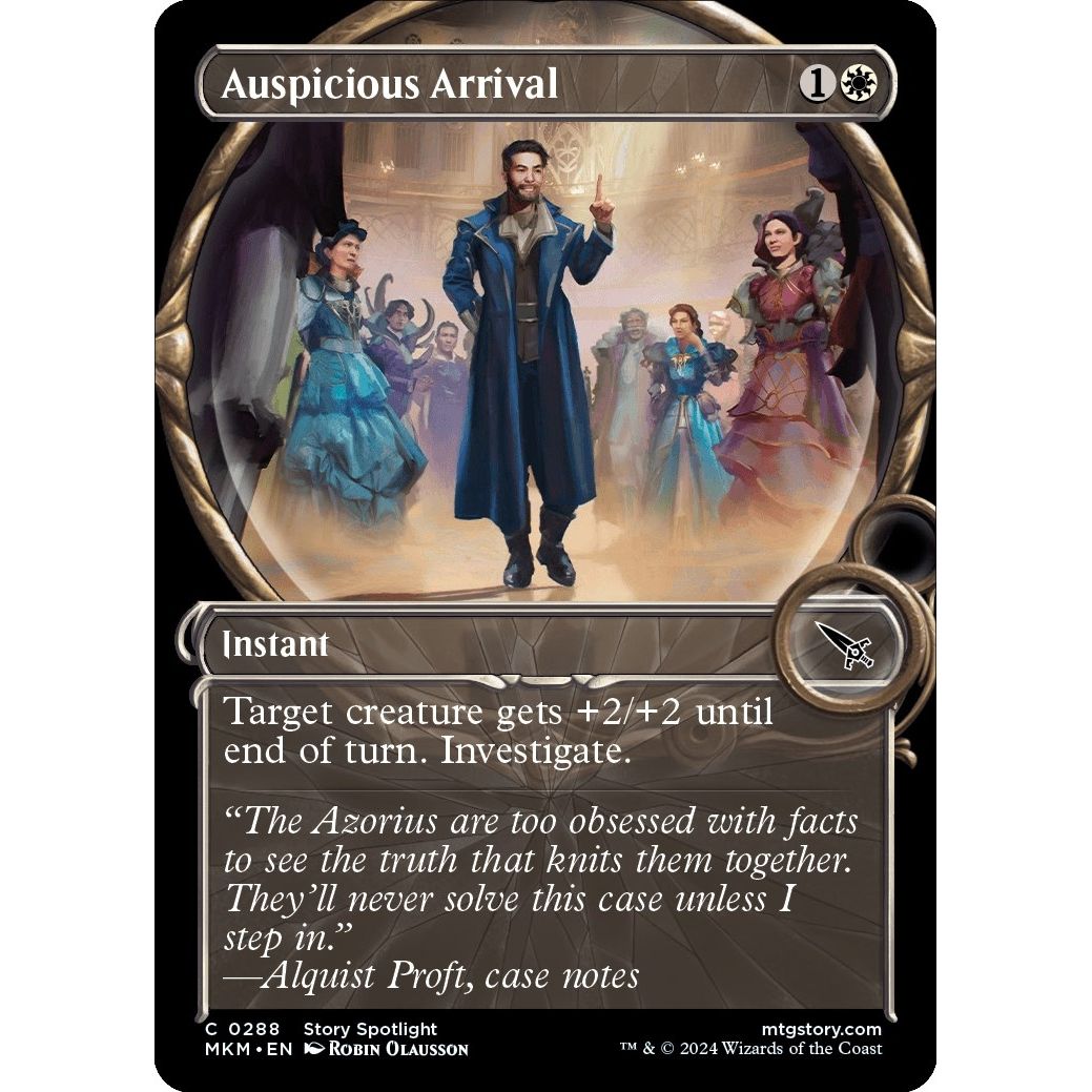 Image for Auspicious Arrival (Showcase) (288) (MKM) - Magic: The Gathering