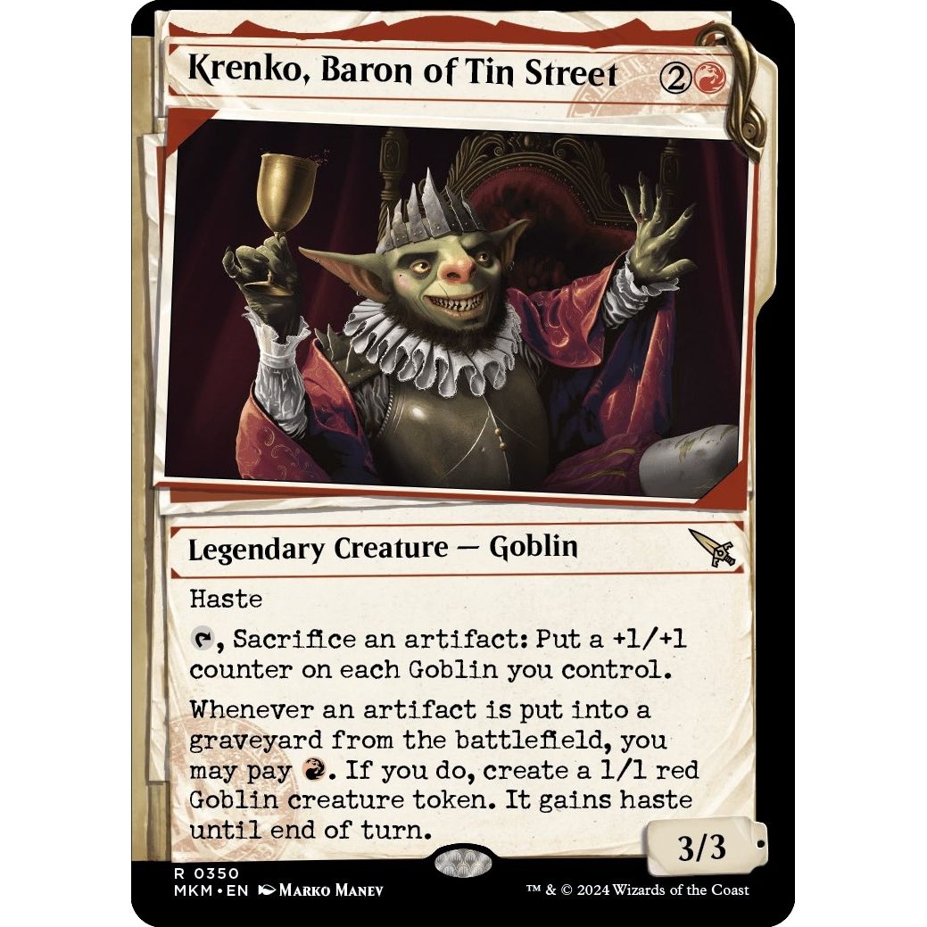 Image for Krenko, Baron of Tin Street (Showcase) (350) (MKM) - Magic: The Gathering