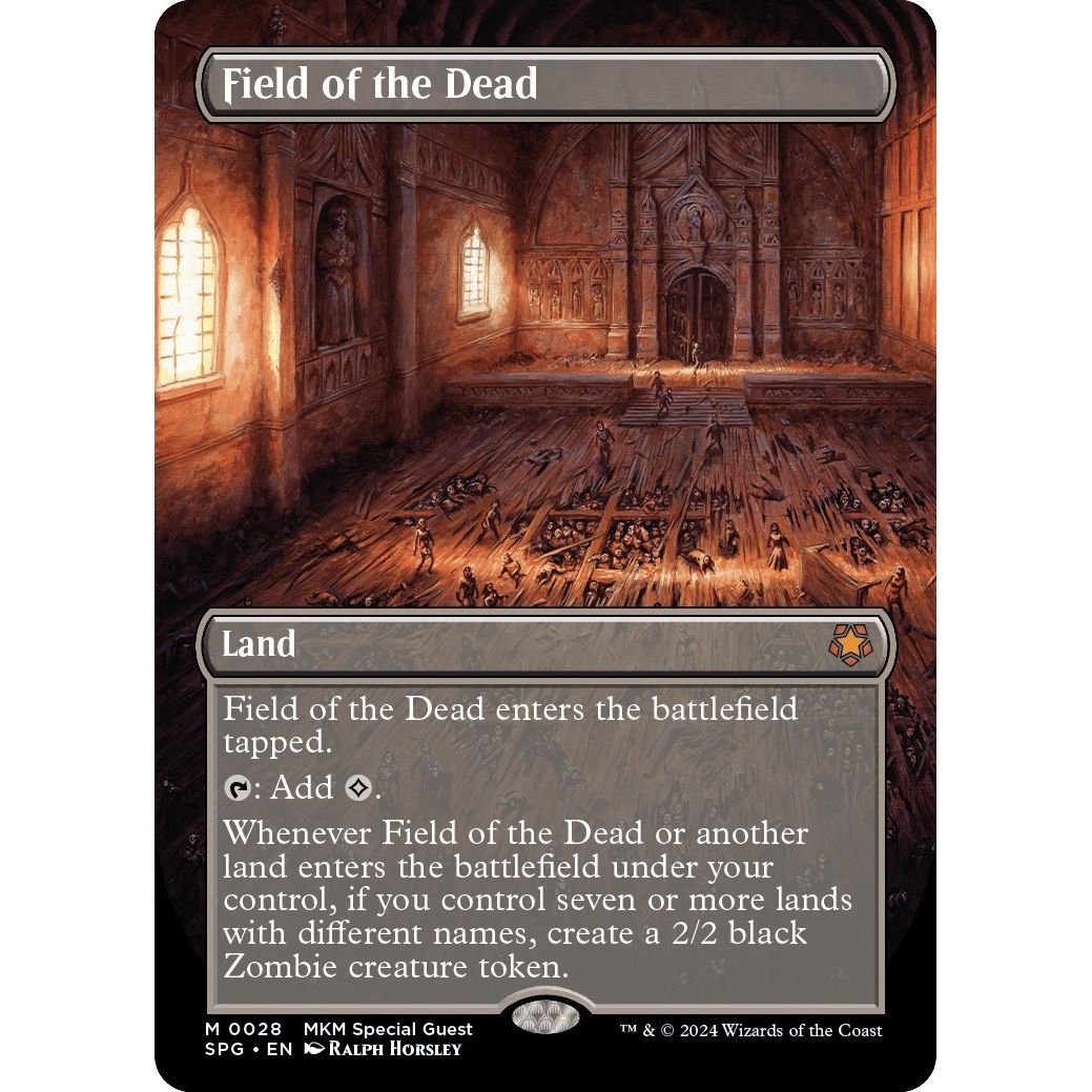 Image for Field of the Dead (Borderless) (28) (SPG) - Magic: The Gathering