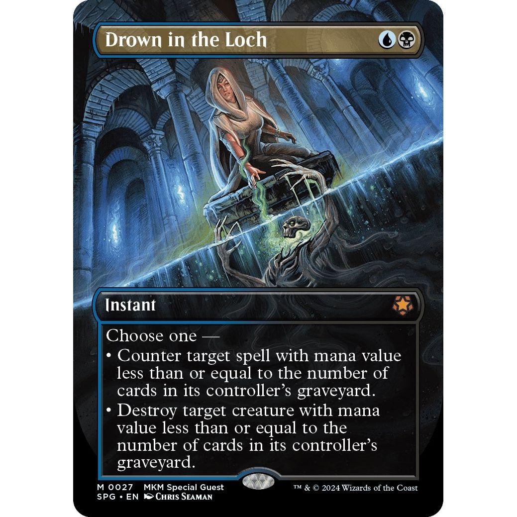 Image for Drown in the Loch (Borderless) (27) (SPG) - Magic: The Gathering