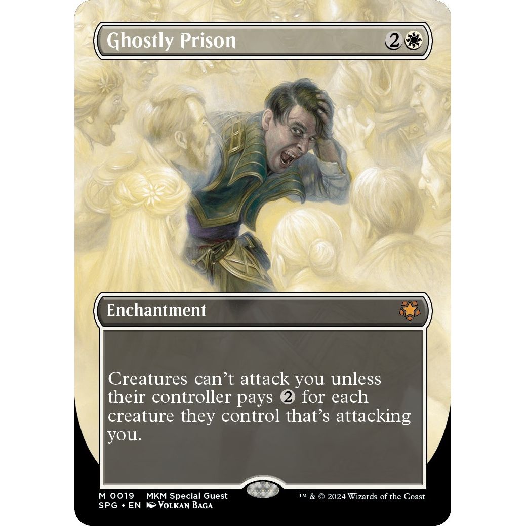 Image for Ghostly Prison (Borderless) (19) (SPG) - Magic: The Gathering