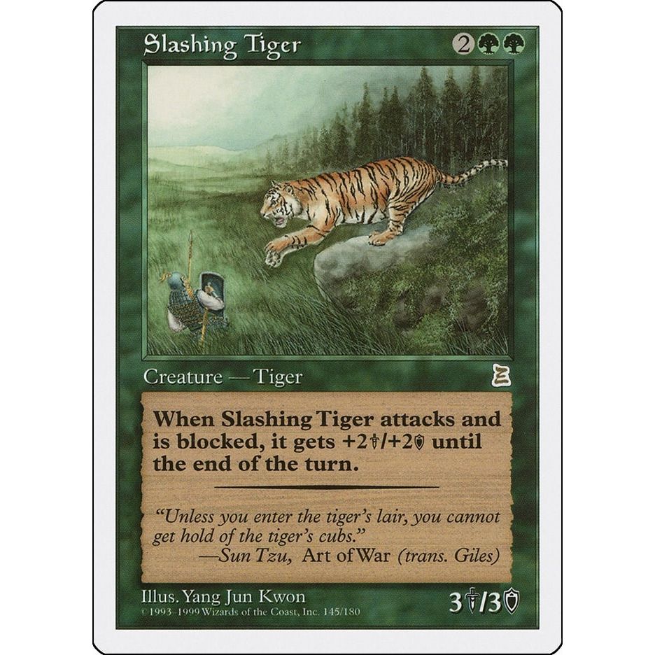 Image for Slashing Tiger (145) (PTK) - Magic: The Gathering