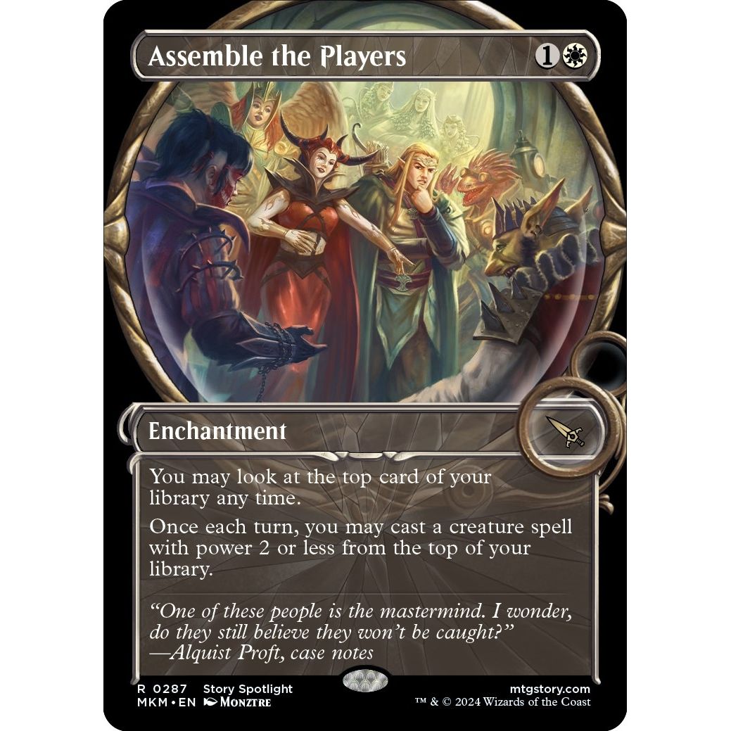 Image for Assemble the Players (Showcase) (287) (MKM) - Magic: The Gathering