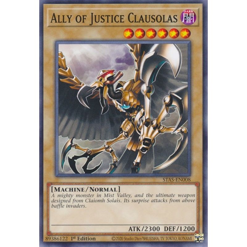 Image for Ally of Justice Clausolas (STAS-EN008) (TPSS) - YuGiOh