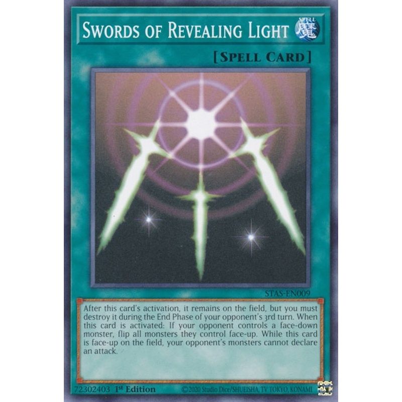 Image for Swords of Revealing Light (STAS-EN009) (TPSS) - YuGiOh