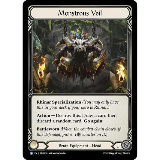 Image for Monstrous Veil (HVY010) (HVY) - Flesh and Blood TCG