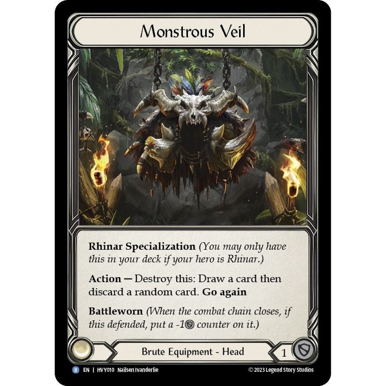 Image for Monstrous Veil (HVY010) (HVY) - Flesh and Blood TCG