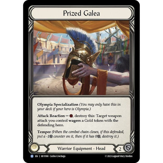 Image for Prized Galea (HVY098) (HVY) - Flesh and Blood TCG