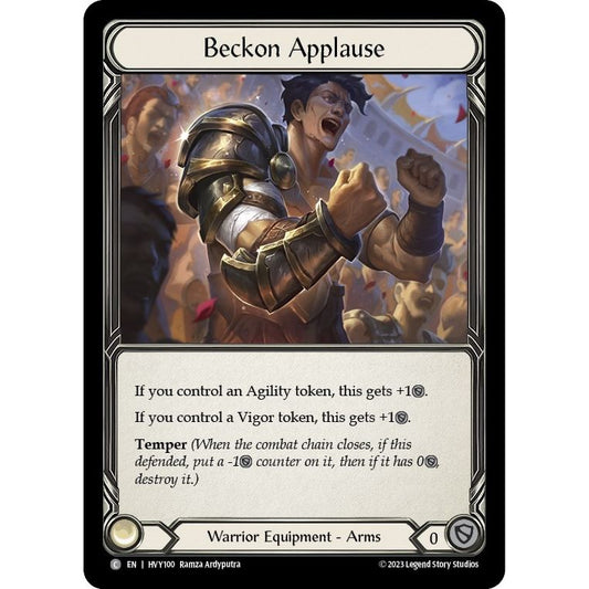 Image for Beckon Applause (HVY100) (HVY) - Flesh and Blood TCG