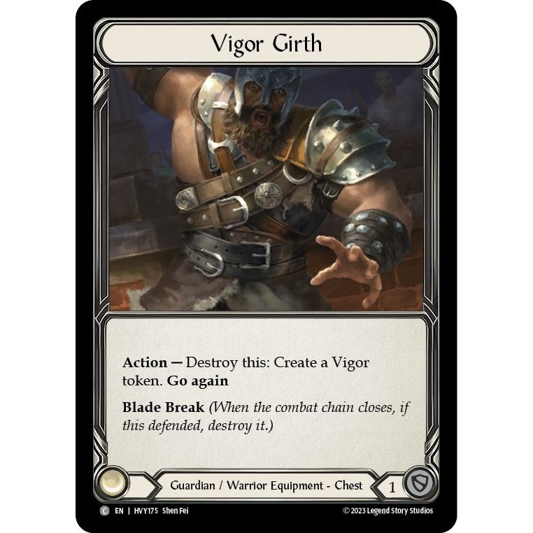 Image for Vigor Girth (HVY175) (HVY) - Flesh and Blood TCG