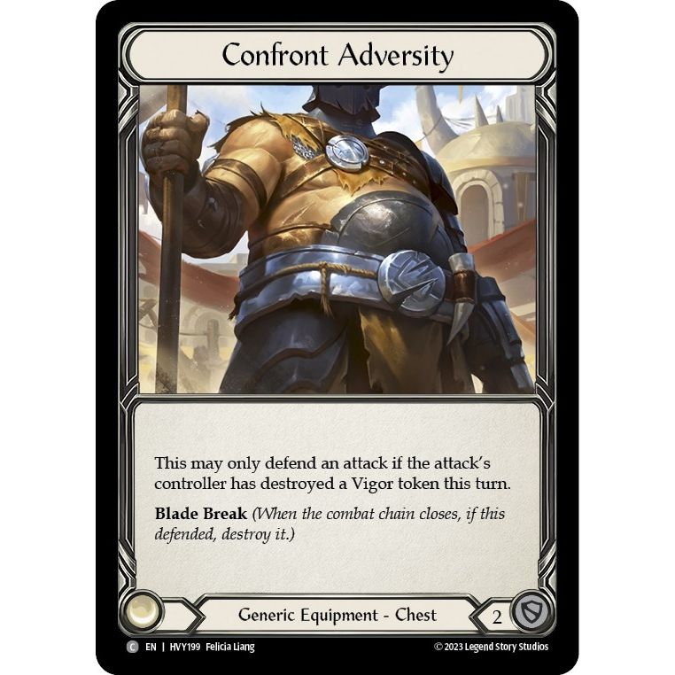 Image for Confront Adversity (HVY199) (HVY) - Flesh and Blood TCG