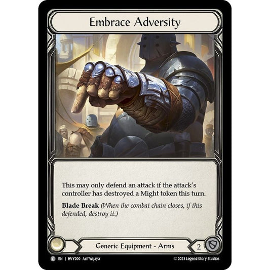 Image for Embrace Adversity (HVY200) (HVY) - Flesh and Blood TCG