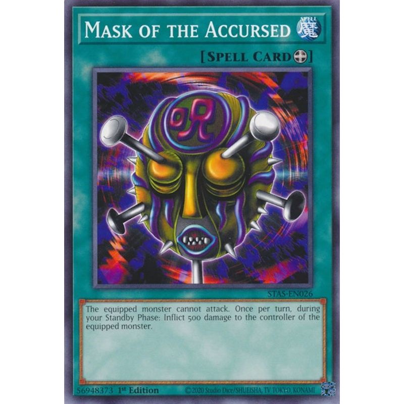 Image for Mask of the Accursed (STAS-EN026) (TPSS) - YuGiOh