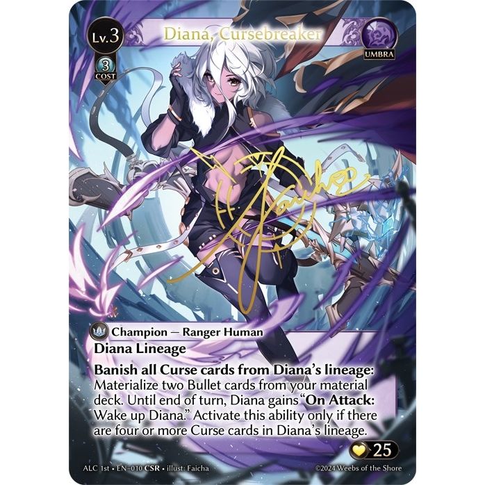 Image for Diana, Cursebreaker (CSR) (ALC1E) (010) (ALC) - Grand Archive TCG