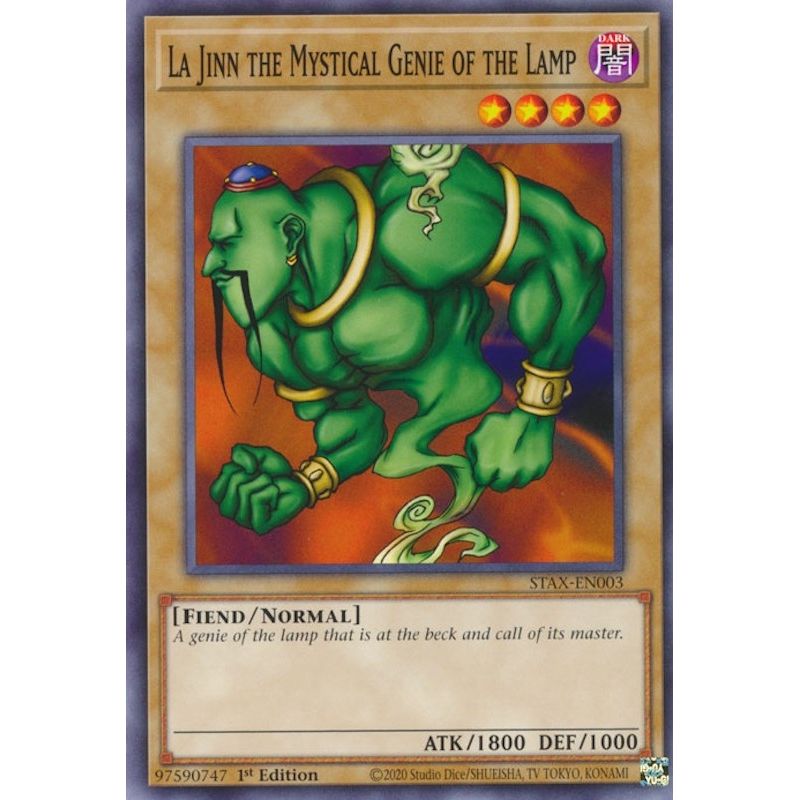 Image for La Jinn the Mystical Genie of the Lamp (STAX-EN003) (TPSS) - YuGiOh