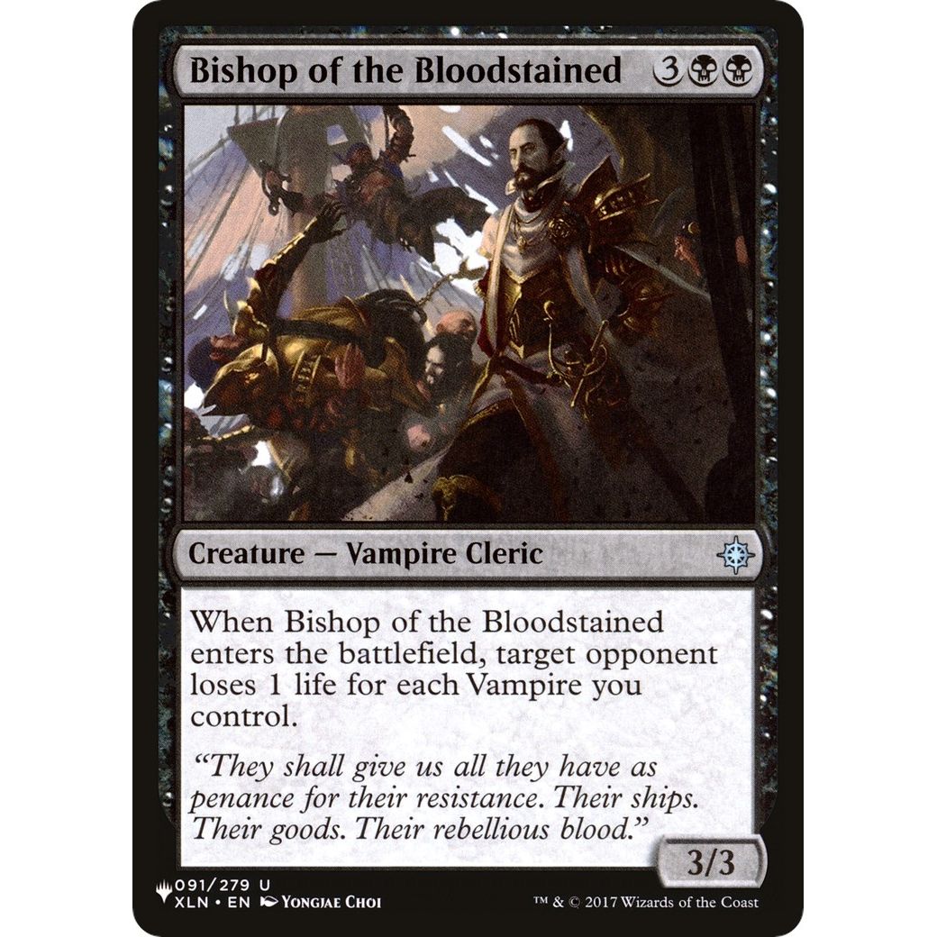 Image for Bishop of the Bloodstained (091/279) (LIST) - Magic: The Gathering