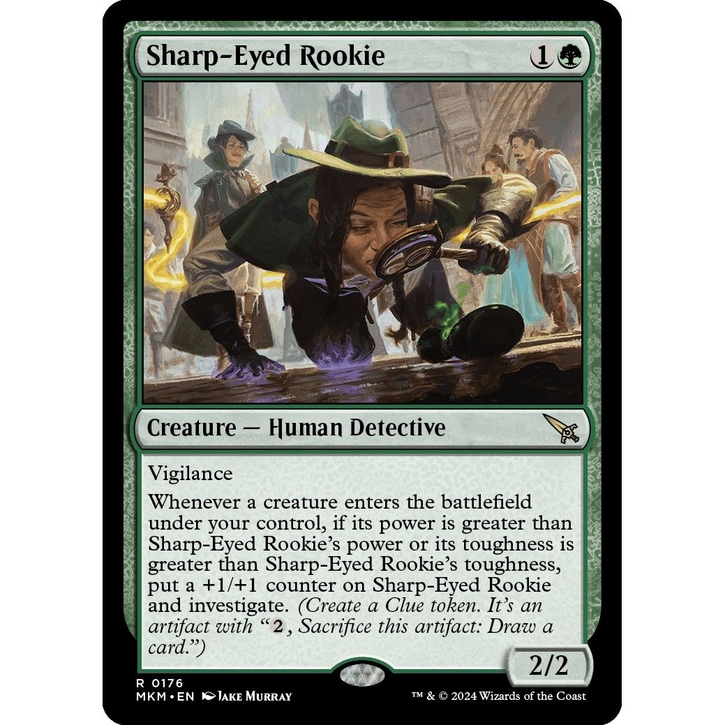 Image for Sharp-Eyed Rookie (176) (MKM) - Magic: The Gathering