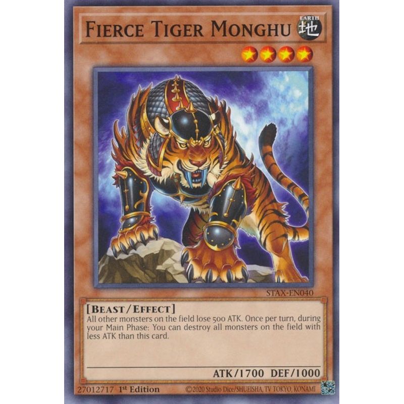 Image for Fierce Tiger Monghu (STAX-EN040) (TPSS) - YuGiOh