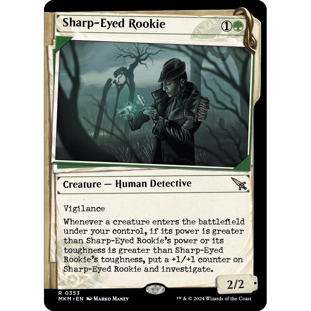 Image for Sharp-Eyed Rookie (Showcase) (353) (MKM) - Magic: The Gathering