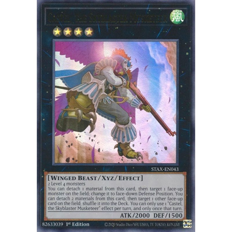Image for Castel, the Skyblaster Musketeer (STAX-EN043) (TPSS) - YuGiOh